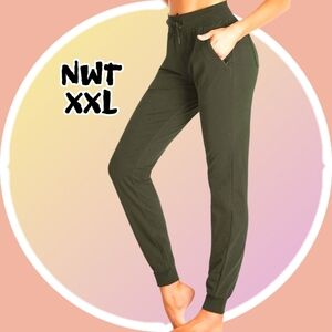 NWT Lightweight Tapered Leg Slim Fit French Terry Joggers Sz XXL